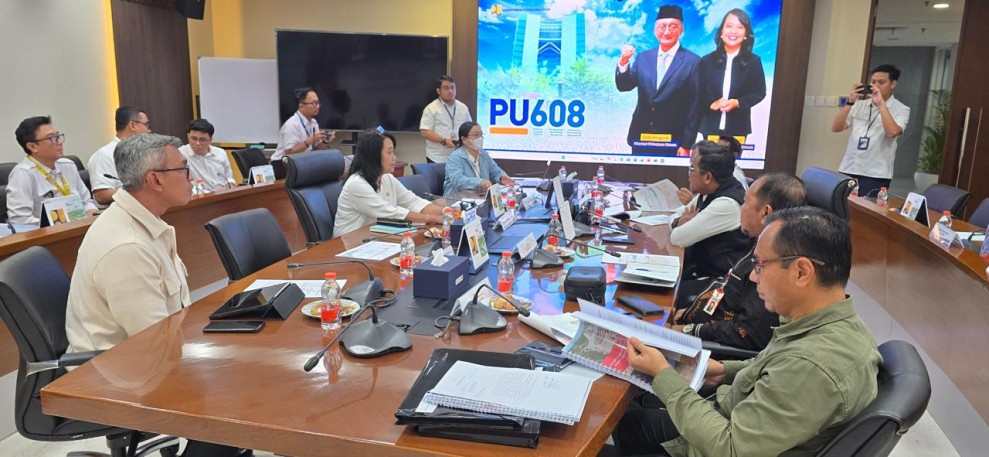 Bupati Pelalawan Audiensi dengan Wamen PU RI, Dorong Dukungan Infrastruktur Strategis