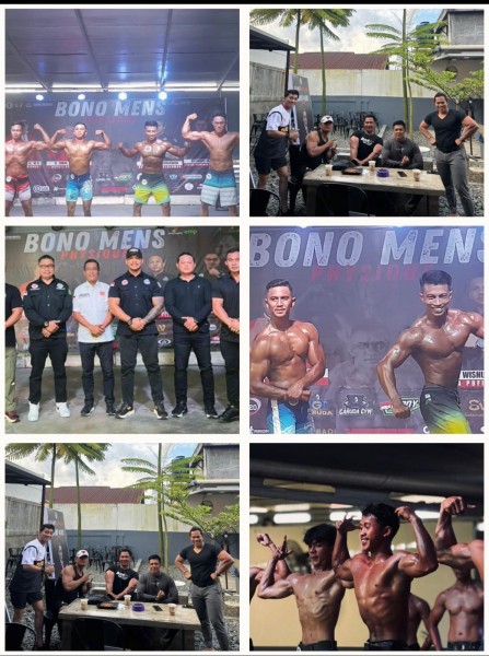 Ketua PBFI Pelalawan  Dede Wisnu Kurniawan.Kejuaraan Bono Mens Physique Menjaring Bibit Olahraga Berkualitas