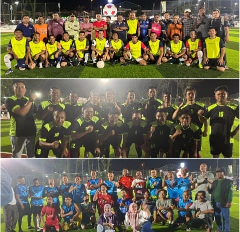 Tiga Kelurahan Adu Skiil Di Mini Soccer  Pangkalan Kerinci