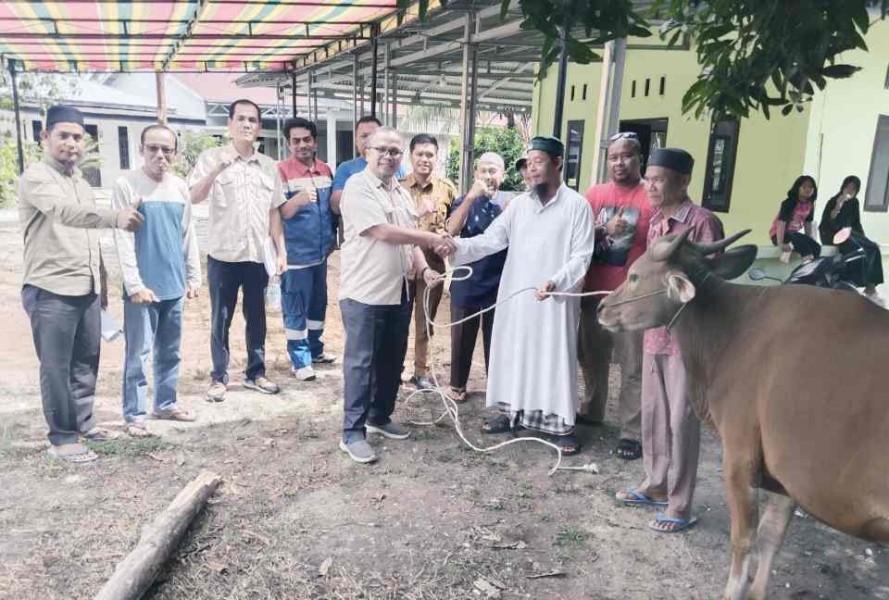 PT Transportasi Gas Indonesia Memberikan Bantuan qurban.Bentuk Komitmen Perusahaan